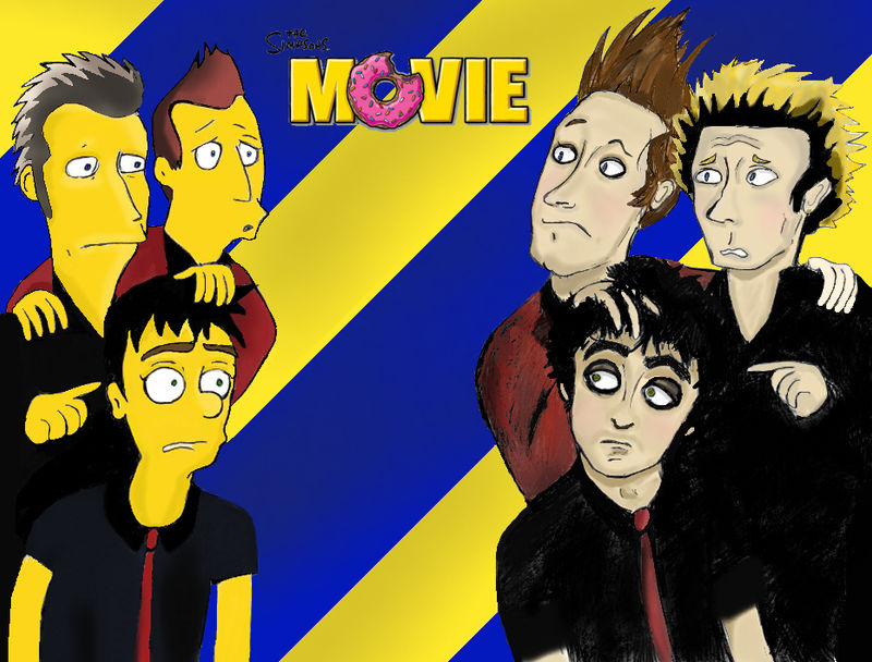 Green Day Simpsons by herotanzo on DeviantArt