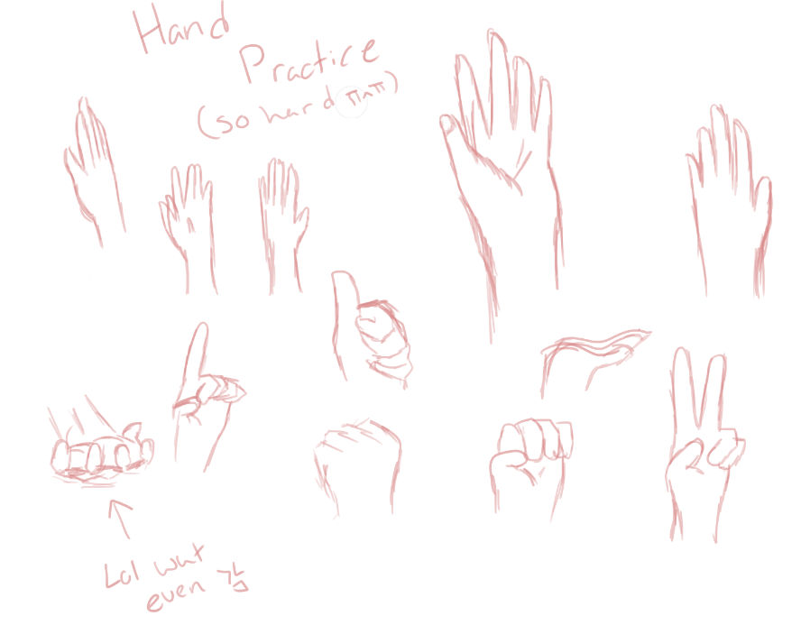 Hand Practce Hand Practice by saphirestones123 on DeviantArt