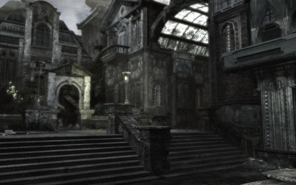 Courtyard by VampHunter777 on DeviantArt