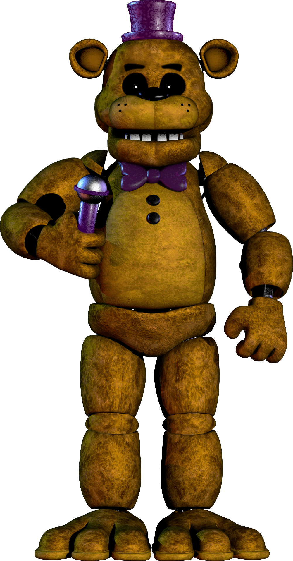 Fredbear ucn accurate pixel art