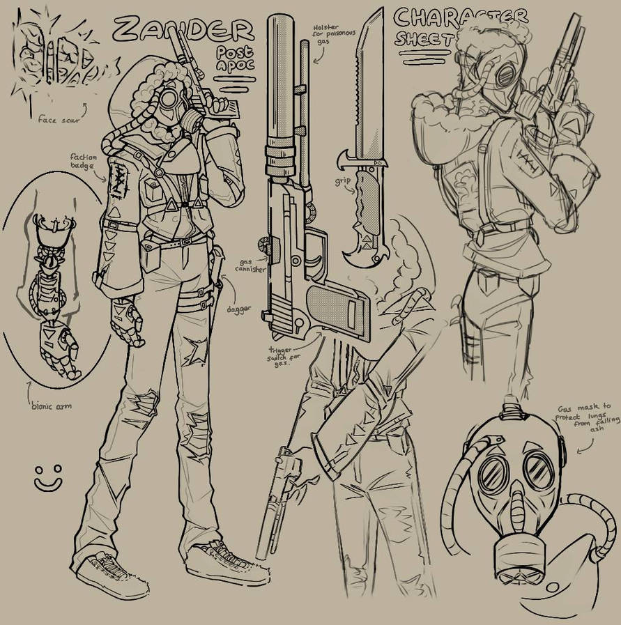 Undawn Ripper Post-Apocalypse Character Design by TobyAcorn on DeviantArt