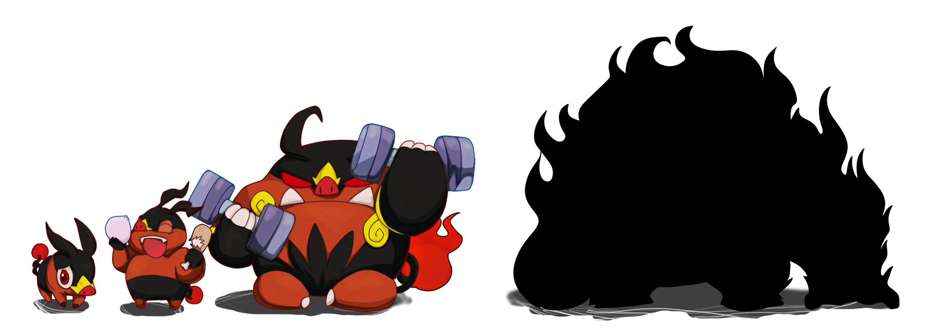 The Evolution Of A Tepig By Velink On Deviantart The Evolution Of A Tepig By Velink