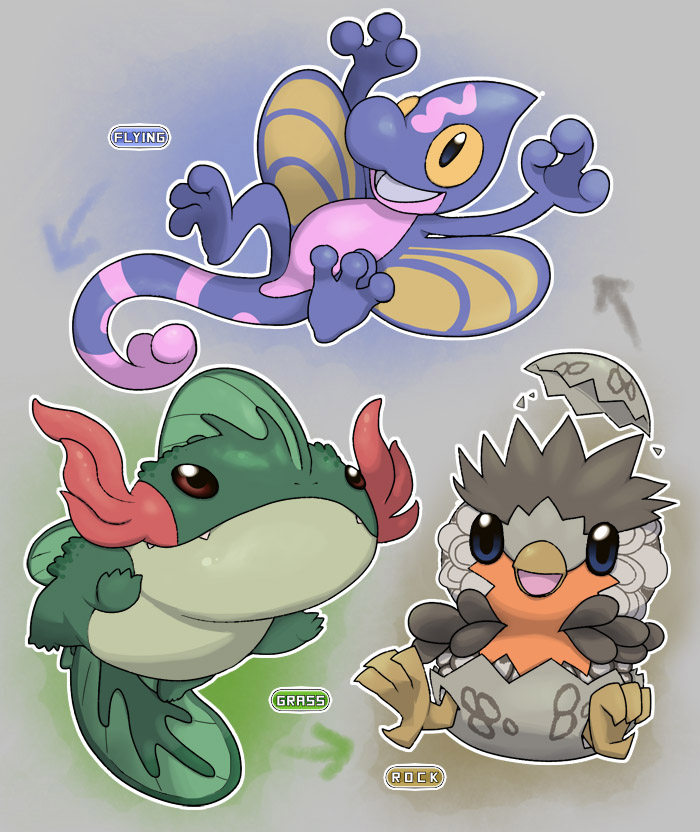 Hoenn Starters Regional Variant (updated)