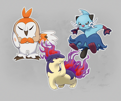 Starters Hisuian Form (Middle Stage)