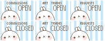 Molang Status Stamps 2 - Full Set - FREE TO USE !