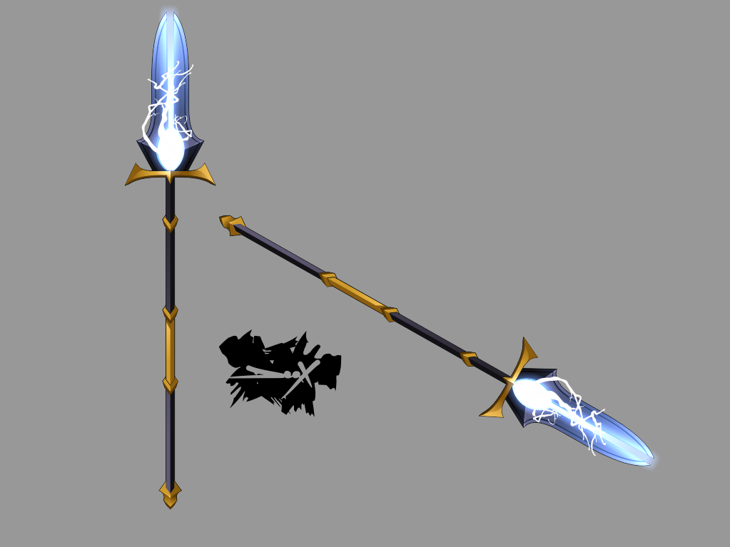 Dark Lightning Spear by DeaxAQW on DeviantArt