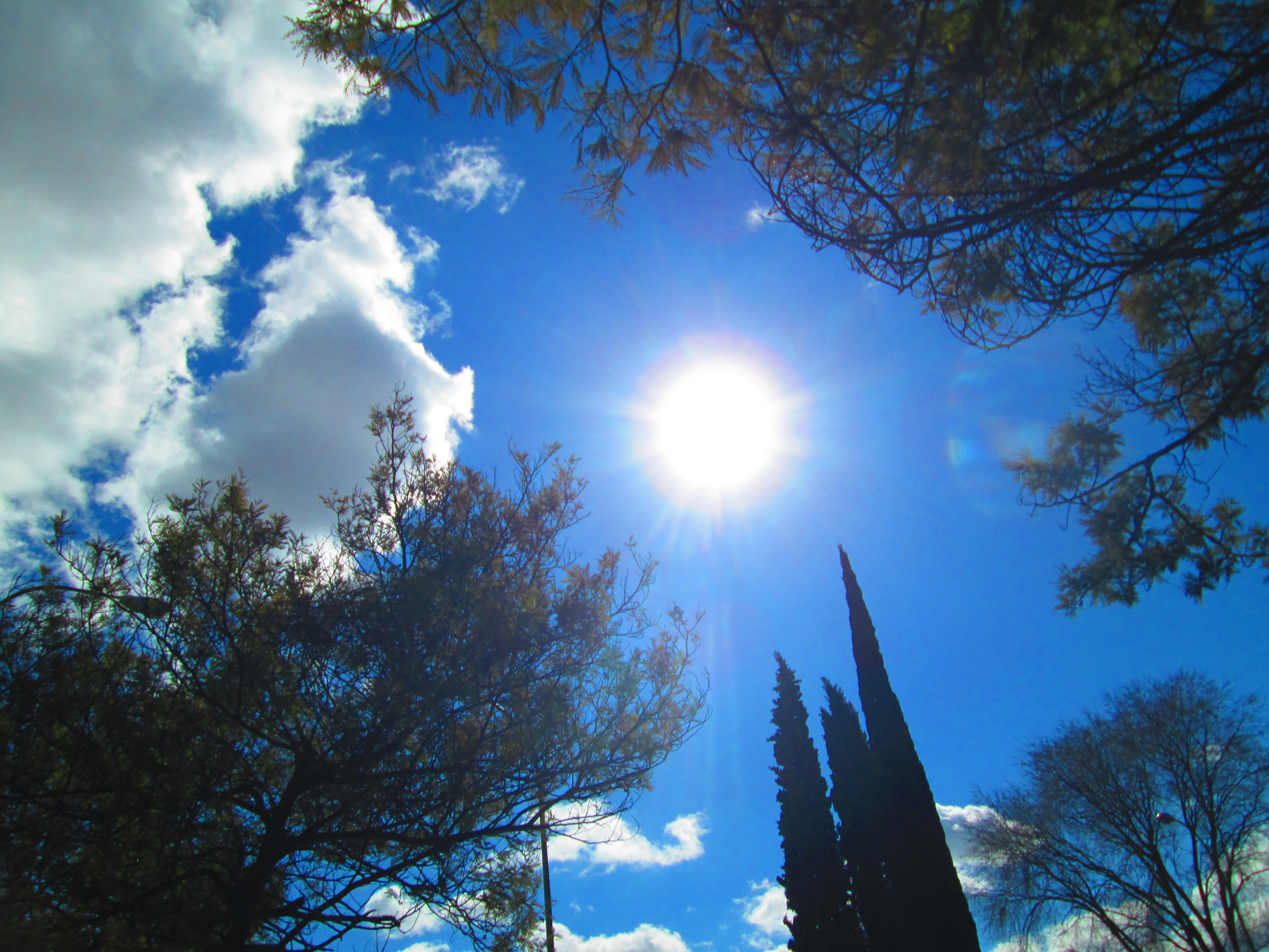 sunny day Madrid 1 march 2:20 pm