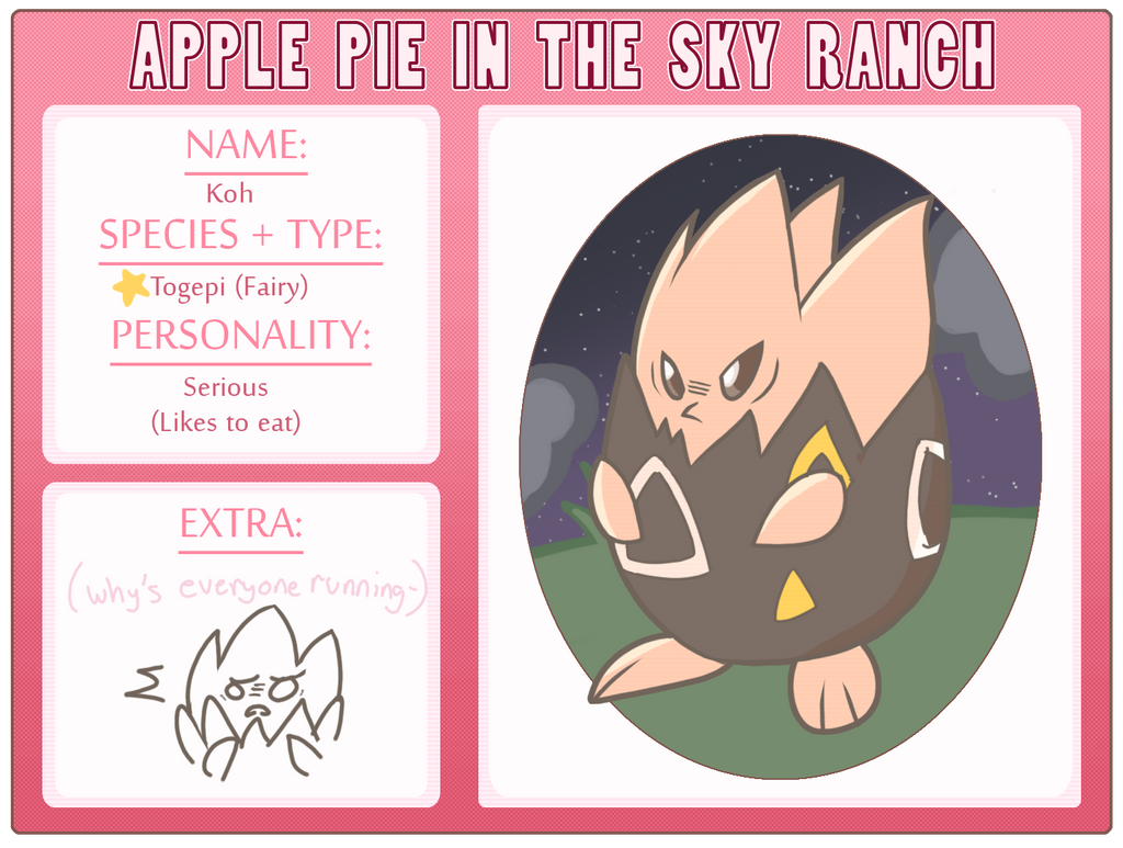 PKMNation (Apple PITS Ranch): Koh the Togepi