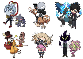 My Hero Academia! Pokemon Set 2! Villains!