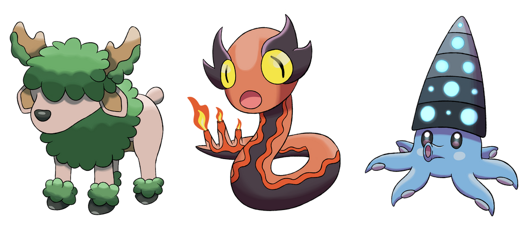 OC) Dark type starters : r/pokemon