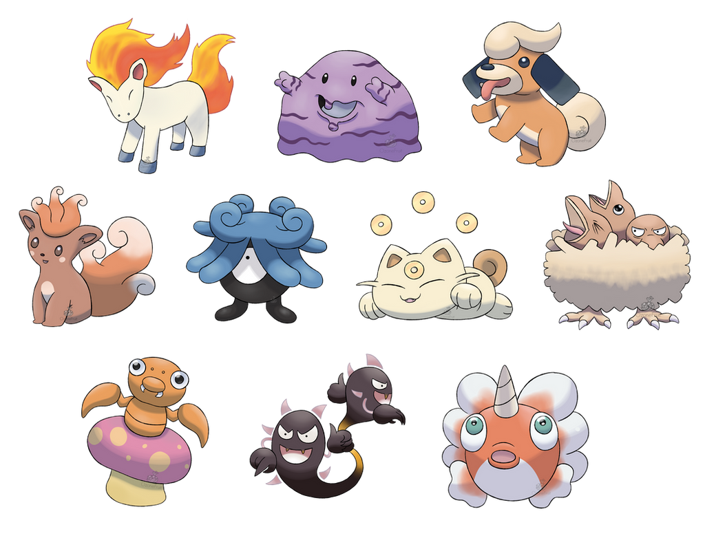 Beta Baby Pokemon Set 2 by OzoneFruit