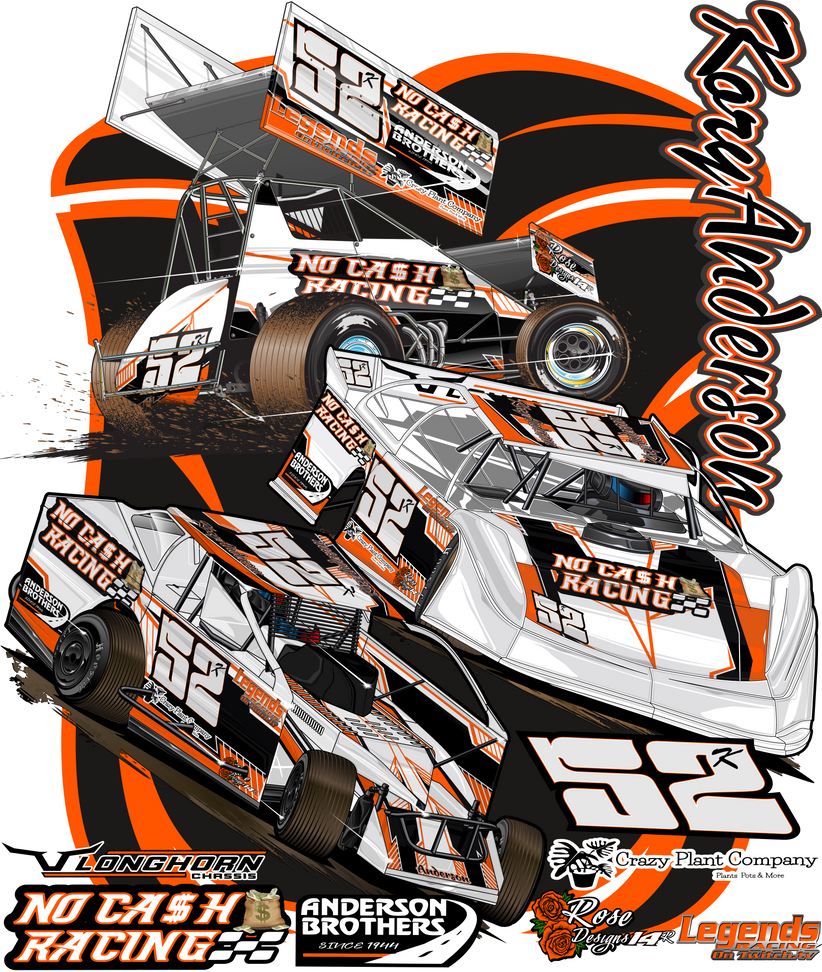 Kory Andersons 2023s4 iracing tee shirt design bac by RoseDesigns14R on ...