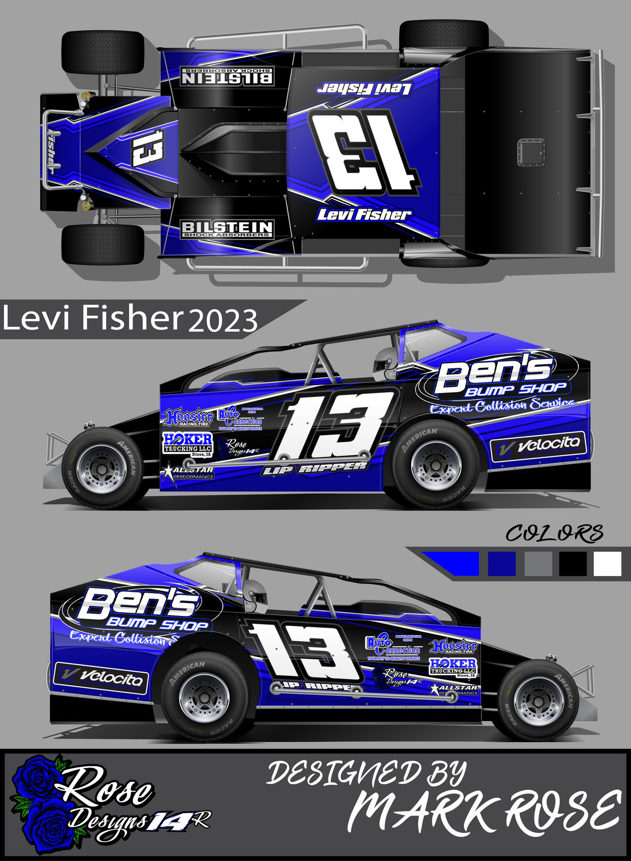 Levi Fisher's2024s1 big block modified wrap by RoseDesigns14R on DeviantArt