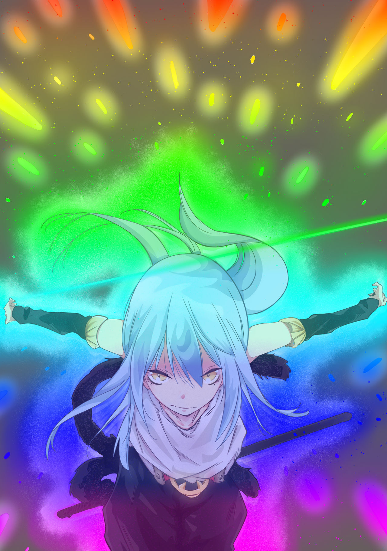 Rimuru colorized by NezumiTD on DeviantArt