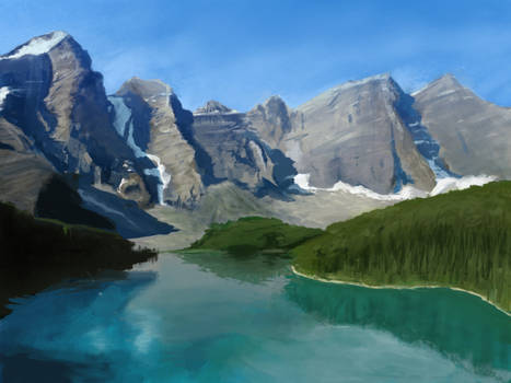 lake paint study