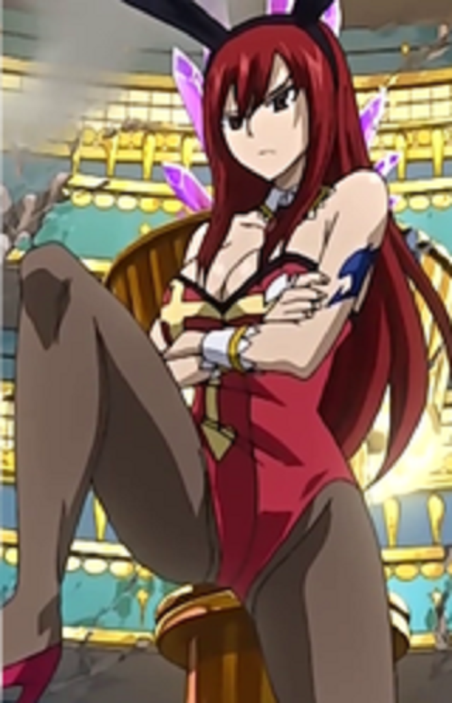 Erza Scarlet Bunny Outfit.