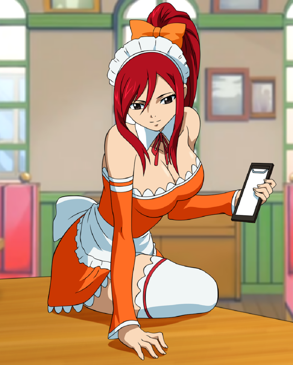 Erza Scarlet Waitress