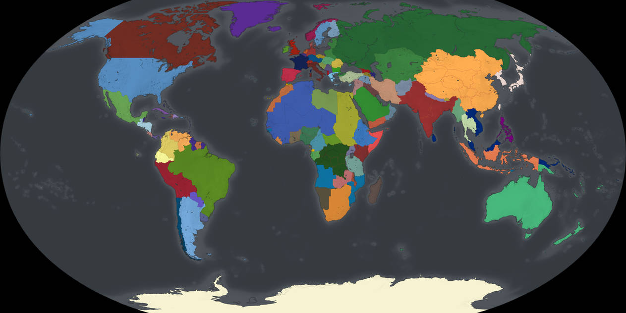 Kaiserreich cold war map de jure. by hunterqmaster on DeviantArt
