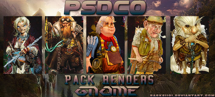 Pack De Renders Gnomos