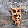 Wooden owl pendant (Updated version)