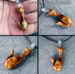 Custom made cat pendant