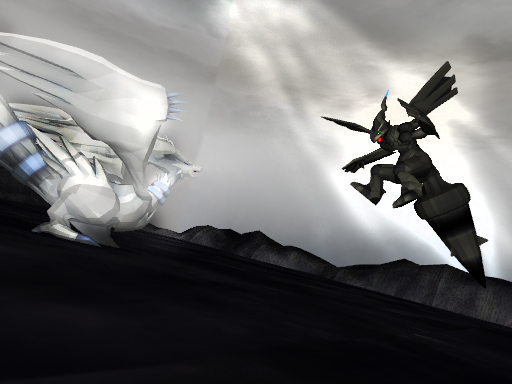 [MMD] Zekrom vs Reshiram