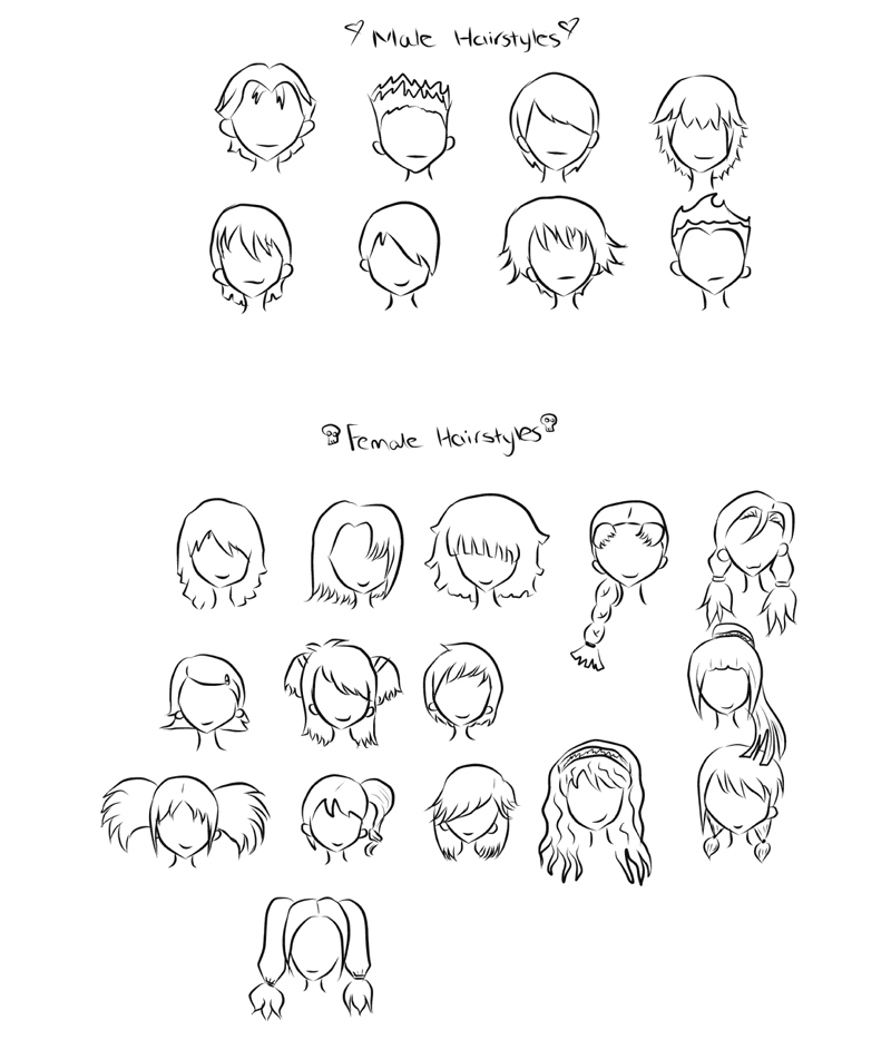 Anime Male Hair Style 1 by RuuRuu-Chan on DeviantArt