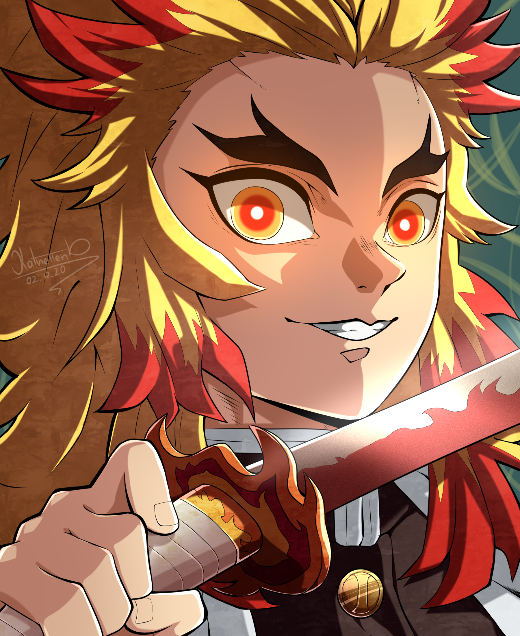 Rengoku Kyojuro By Kathellenb On Deviantart Rengoku Kyojuro By Kathellenb On Deviantart