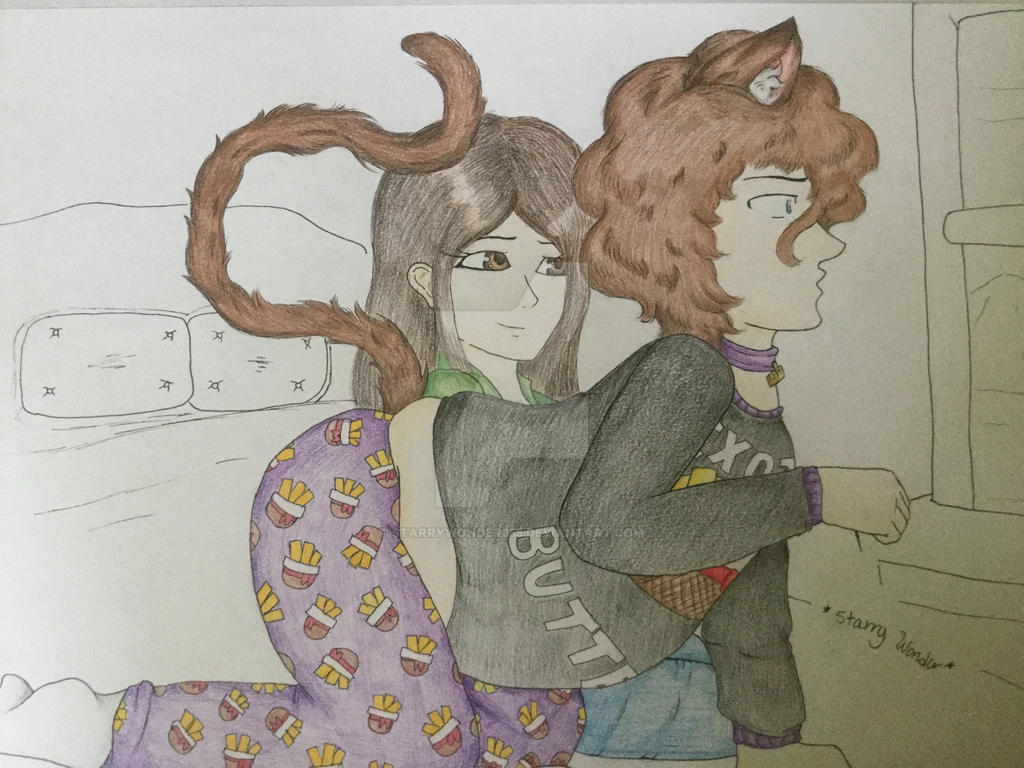 pic Fnaf Michael Afton X Charlie good morning kitty michael afton and