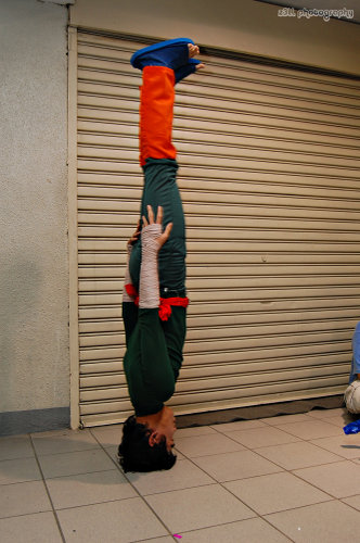 Literal Headstand