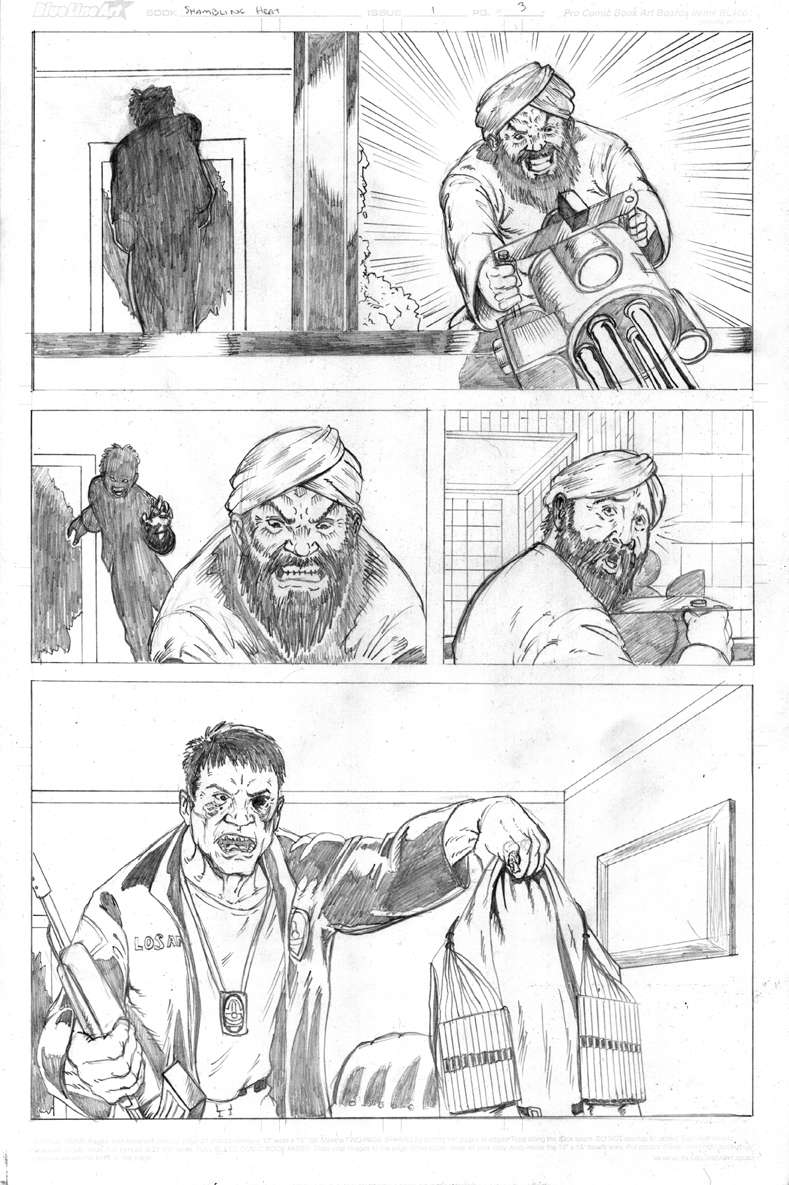 Shambling Heat Pg 2 Pencils