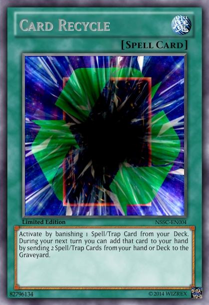 yugioh recycle spell cards Yu-Gi-Oh! - Speed Duel: Battle City Box add 1 Polymerization from your Deck or GY to your hand Card Recycle by DuelinGuy on