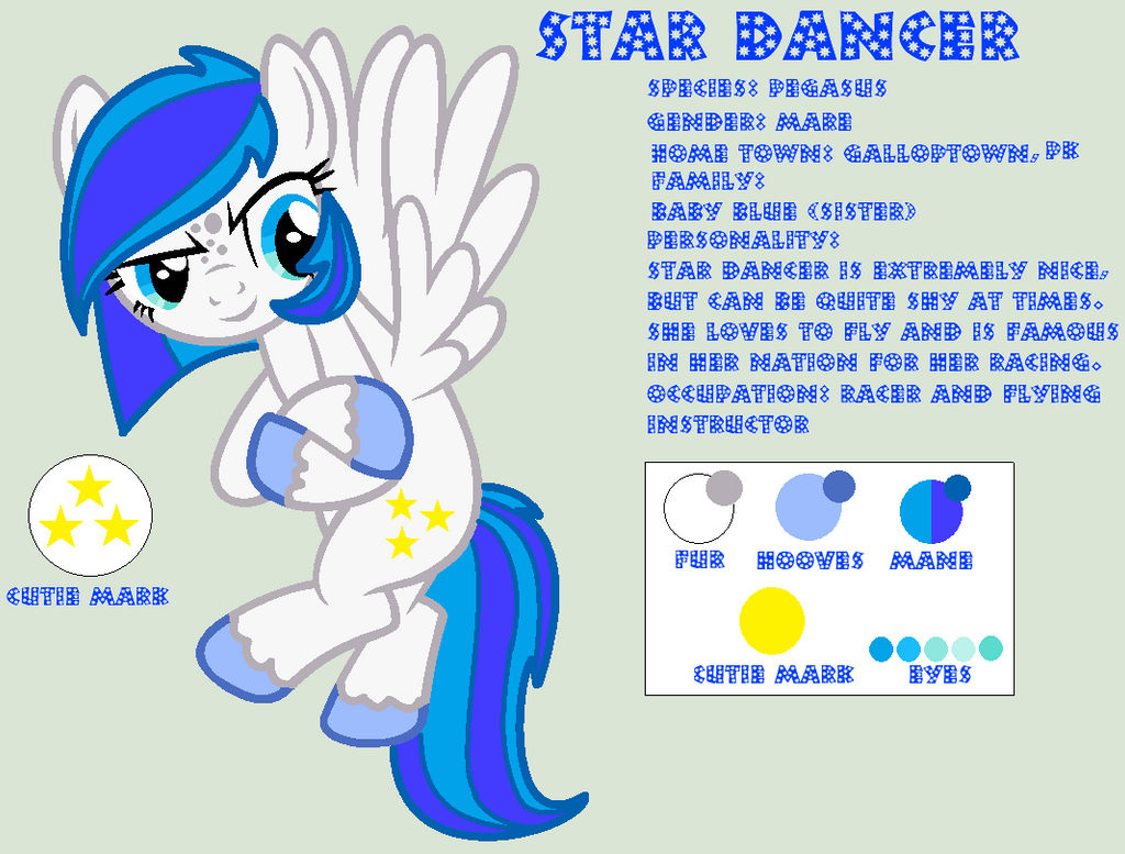 MLP Referance Star Dancer by Flameclaw101 on DeviantArt