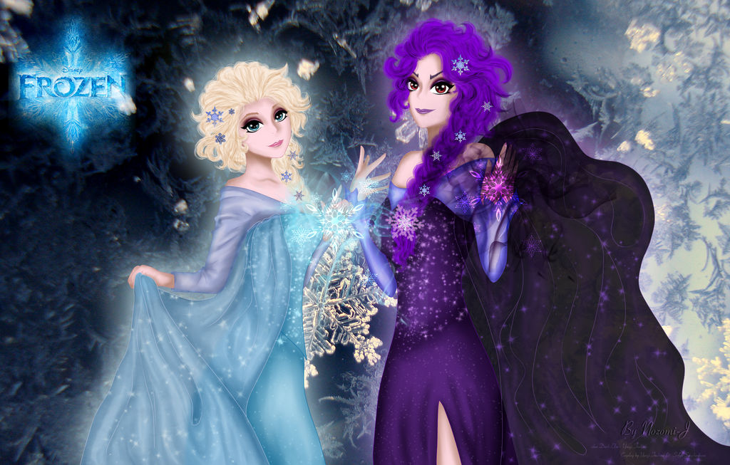 Elsa and Dark Elsa by Nozomi-J