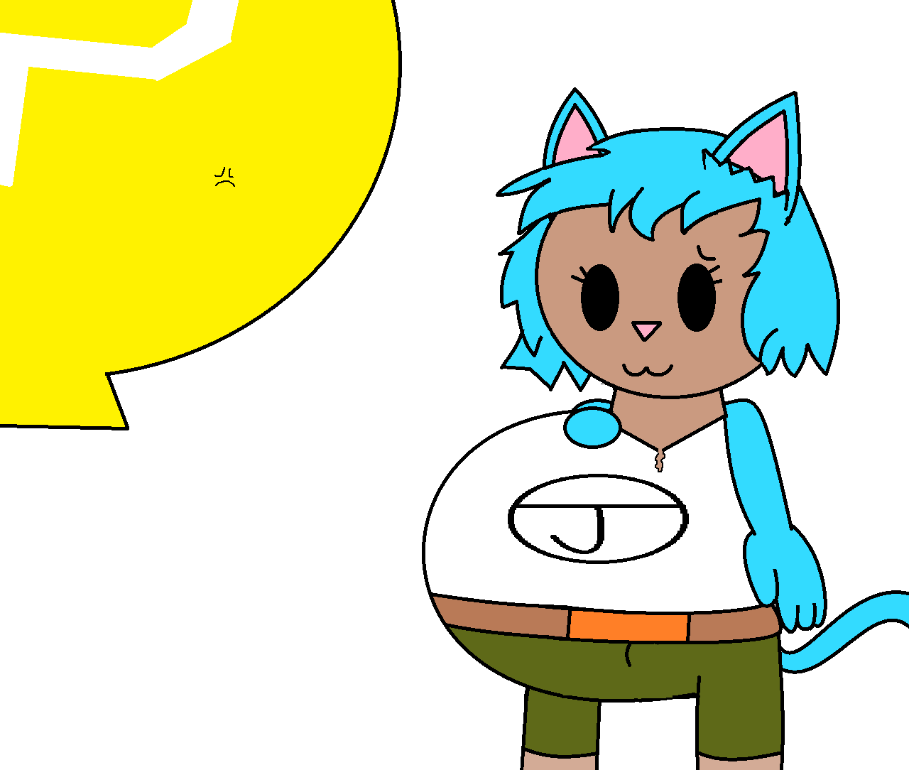 Cat Inflation Animation Kat inflation 4 by MartinHamsterHero on DeviantArt