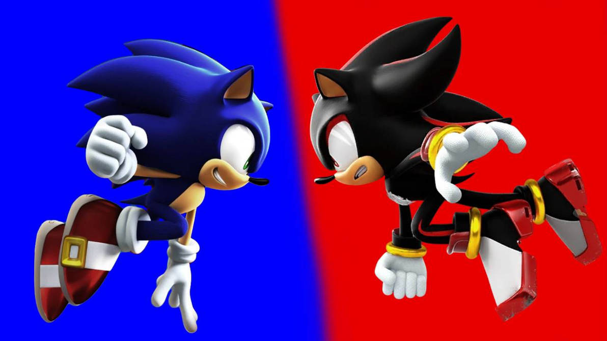 Sonic vs shadow by andyv1458 on DeviantArt