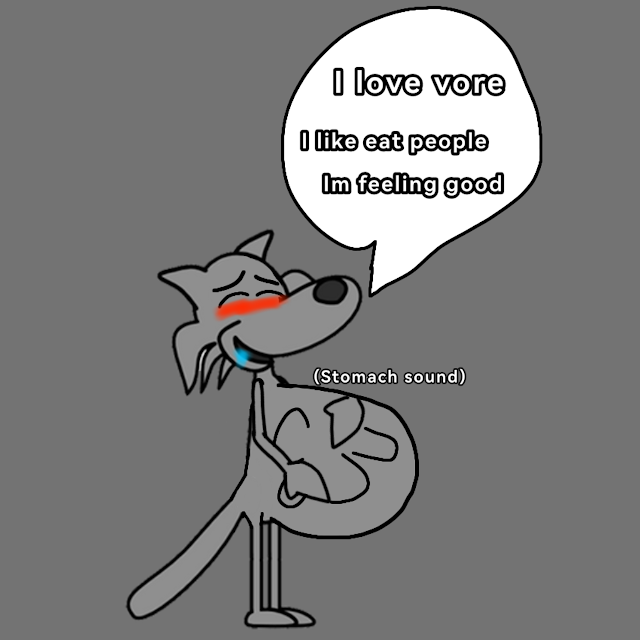 Python Vore Wolf wallie wolf vore by lobanimator1gmail on DeviantArt