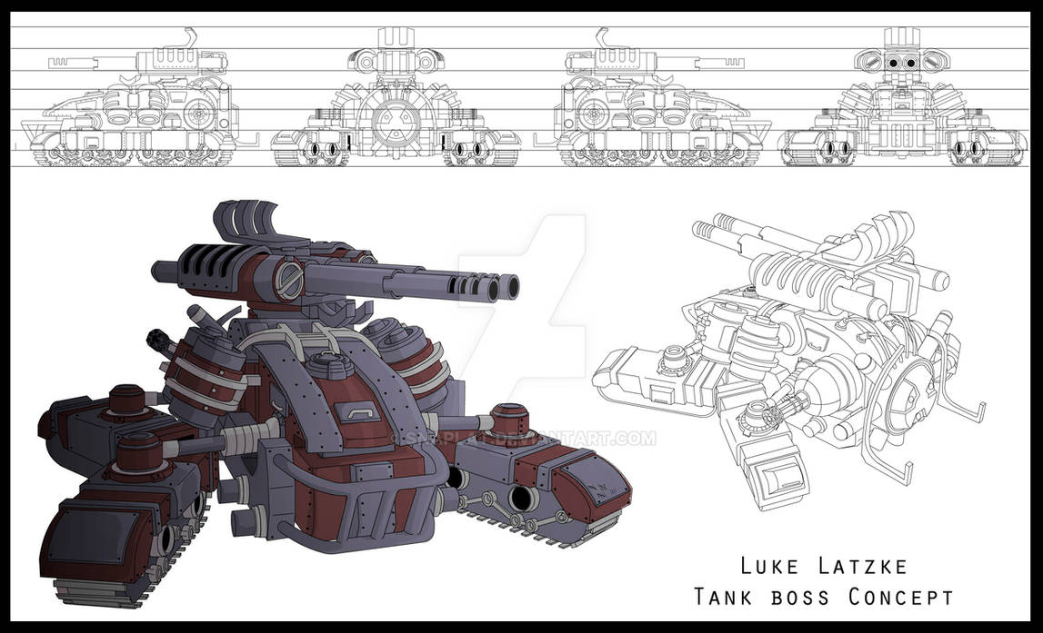 Cod Tank Boss Boss Tank Stage 3 by snaplat on DeviantArt