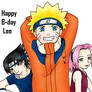 Naruto team-gift to Lee