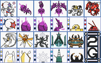 Pokemon Ultra Beast Sprites Gen 4 DS Style 80x80px by Prodigal96