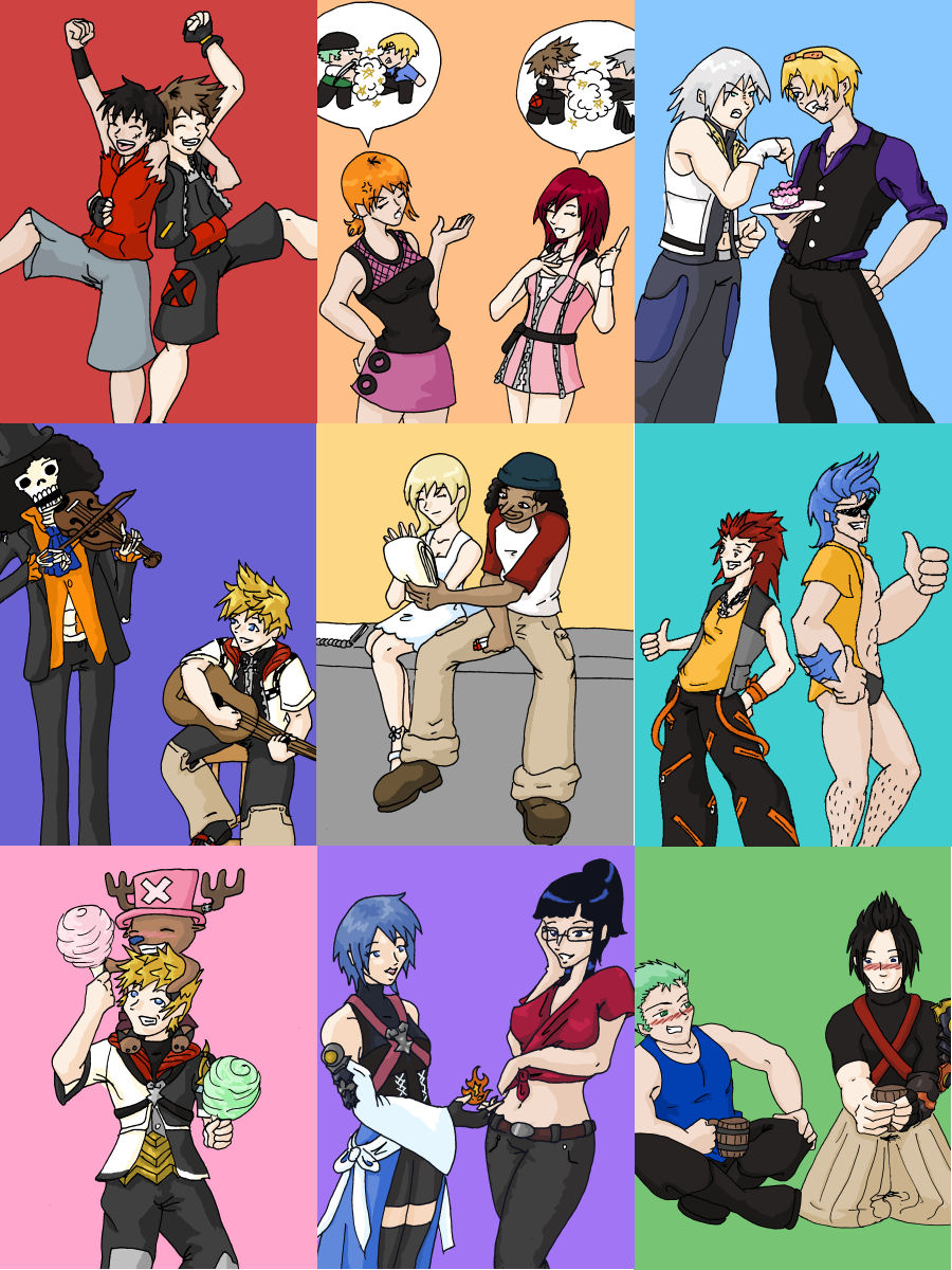 One Piece Meets Kingdom Hearts By Kiyomisa On Deviantart