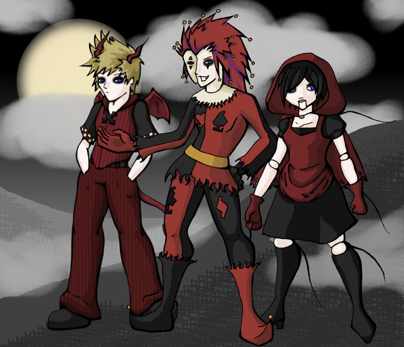 Halloween Town Axel Roxas and Xion