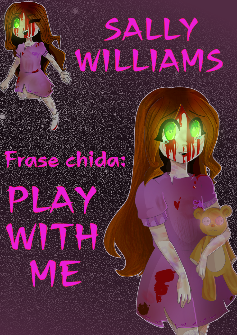 ♡MacLove54♡~¤ (🫧🌸ART TRADES OPEN🌸🫧) on X: Let's just say that  creepypastas are a thing to me right now. . . . . #sally #sallywilliams # creepypasta #creepypastafanart #sallycreepypasta  /  X