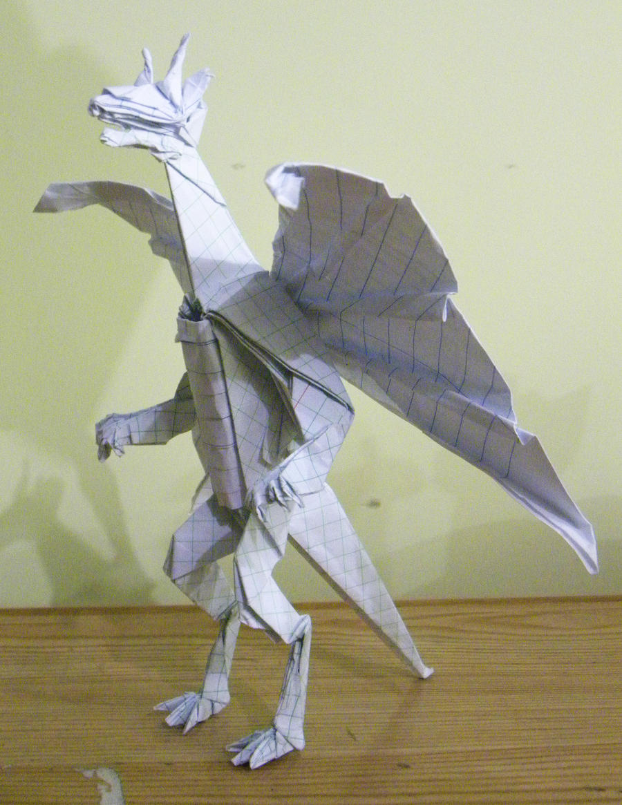 Origami Anthro Dragon