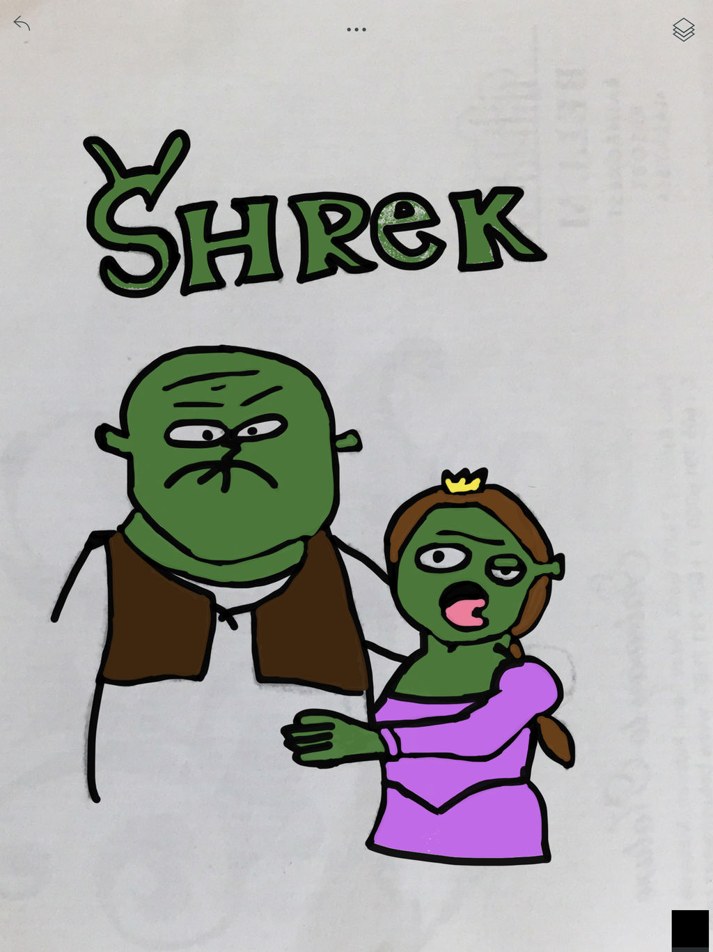Derp Shrek meme | Poster