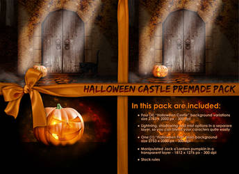 Halloween Castle Stock Pack