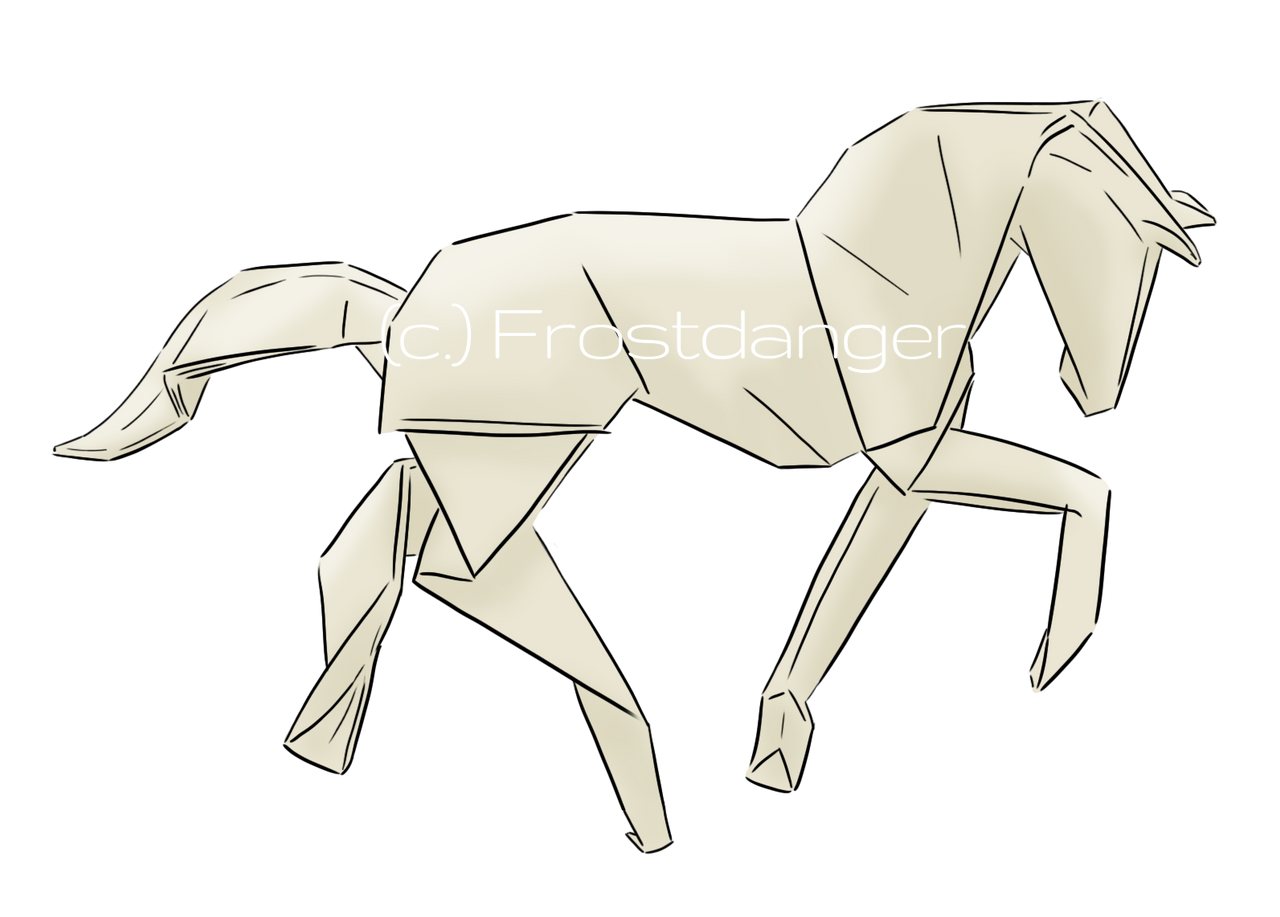 Origami Horse By Frostdanger On Deviantart