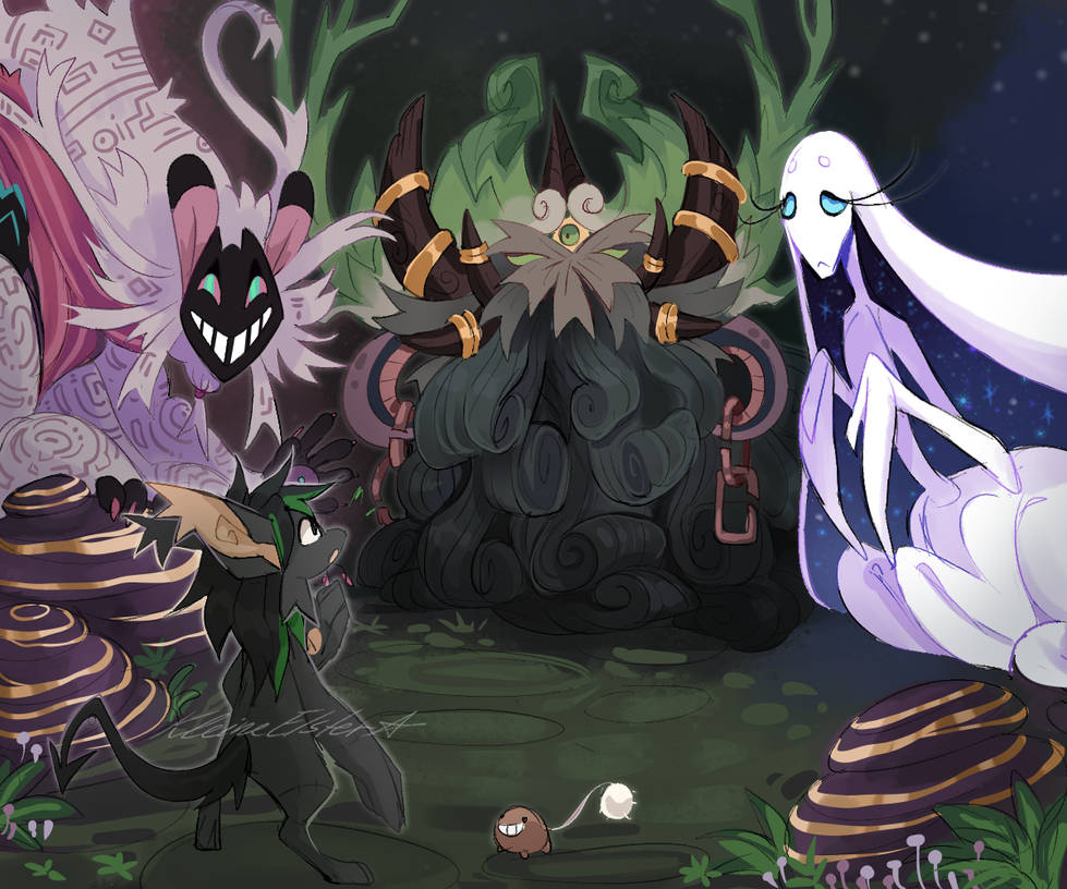 Shadow Vernal Creation Gods by KleineElster on DeviantArt
