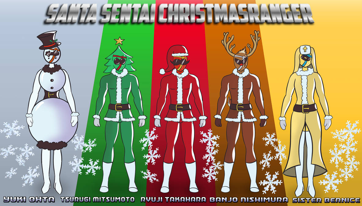 Santa Sentai Christmasranger by neuroneuro on DeviantArt