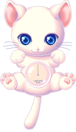 Kitty Clock by LingYee